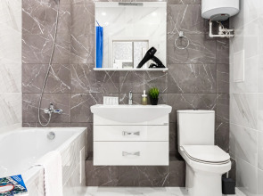 Апартаменты на 17 этаже в светлых тонах с видом на ЖК Тургенев , ФМР, Smart TV, комфорт и стиль by Depart Apart