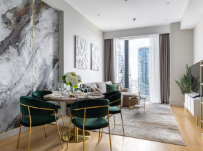 Квартира GM Apartments Суперсовременная Видовая Квартира в Neva Towers