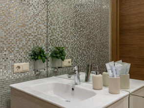 Квартира Moscow Deluxe Apartments Family suite city view-2