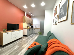 Квартира В скандинавском стиле с красивым видом на город для 4х гостей