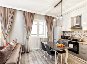 Квартира с красивым интерьером в центре Астаны