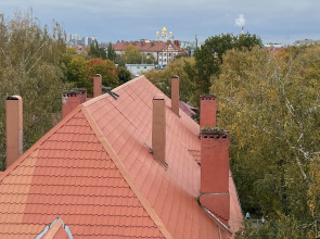 Квартира 2-х комнатная в тихом центре Калининграда с открытой террасой и видом на Кафедральный собор