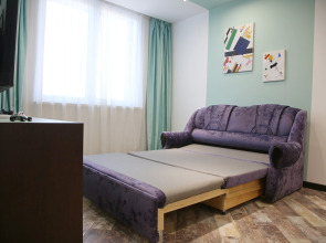 Апартаменты Малевич - мята, лаванда и горький шоколад в интерьере