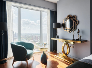 Квартира GM Apartments Шикарная Двушка в Москва Сити в Башне Око