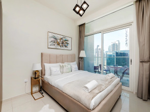 Апартаменты Damac Vera 1br With Downtown & Burj Khalifa View