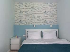 Апартаменты классическая студия с двуспальной кроватью и диваном