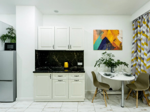 Апартаменты современные Морент 25 кв. м в ЖК Сорренто Парк