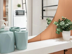 Квартира мини-студия со вторым ярусом у парка с озерами