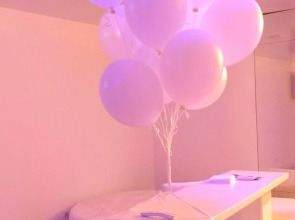 Апартаменты Белая Романтическая Студия с Панорамным Видом