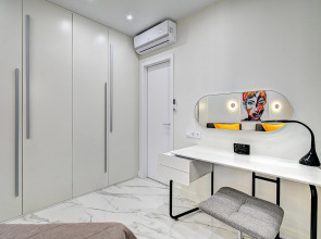 Апартаменты Morskaya Simfonya-2 с 2 сан.узлами, проектором на балконе, бассейном на территории Люкс