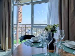 Квартира Green FOX с видом на Приволжский Затон