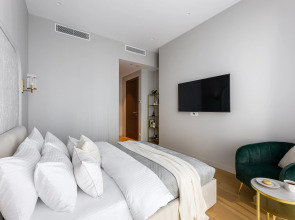 Квартира GM Apartments Суперсовременная Видовая Квартира в Neva Towers