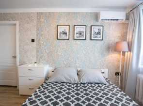 Апартаменты с видом на закат и крыши