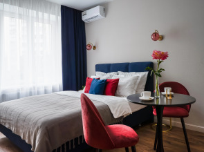 Апартаменты Savina у Моря 2 синяя студия