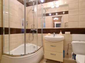 Апартаменты у озера с сауной