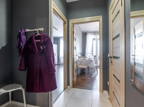 Апартаменты с балконом и красивым видом у метро