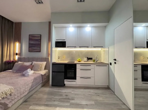 Квартира Студия Business Pink у метро Площадь Ильича