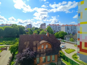 Апартаменты Рыба-Кит в современном комплексе на Яблоневой