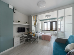 Апартаменты Lalapart Marengo с панорамным видом на 35 этаже небоскреба Савеловский Сити