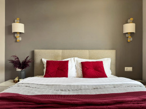 Апартаменты с балконом у реки рядом с пляжем