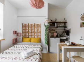 Апартаменты "Лимоны" на 3-х гостей у метро Окружная