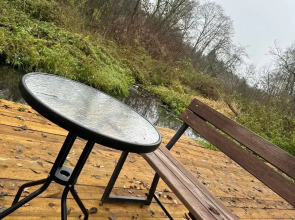 Частный Дом Барнхаус №2 на 10 гостей, с дровяной баней и горячим чаном