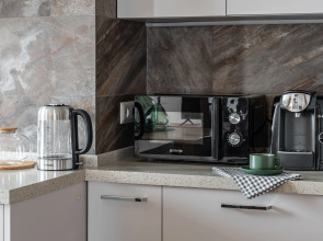 Квартира Moscow Deluxe Apartments Family suite city view-2