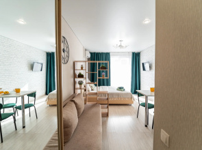 Studiya s vidom na more v Myskhako ot LetoApart Apartments