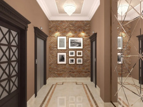 Апартаменты Сокол на верхнем этаже с балконом