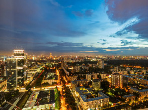 Квартира Бизнес Класс на 52 Этаже с Потрясающим Видом на Москву