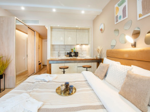 Квартира Vintage Haven Studio - Bohemian Style in Alliance Palace