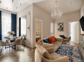 Апартаменты Дизайнерские 3х комнатные с камином Buyartapartments