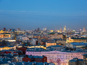 Great view on Kremlin 2 rooms apartment 23 floor