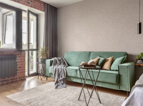 Апартаменты Лофт с видом на музей-Панораму и Волгу