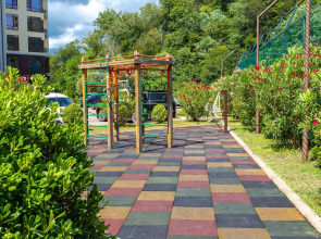 Просторная стильная квартира с видом на горы. Кватро 43