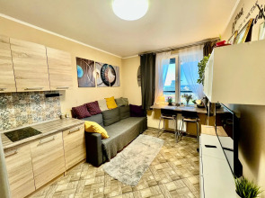 Просторная Евро2к на 12 этаже с видом на Финский залив