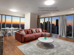 Апартаменты Москва Сити Lux с панорамной ванной 3 комнаты