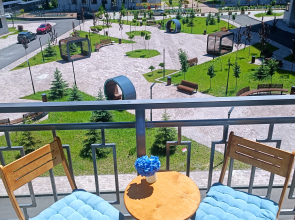 Квартира Новая с видом на горы и балконом