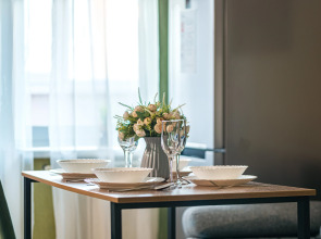 Квартира 1-к у залива на Маркова 8/1 от RentAp, 4 сп.места