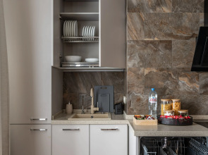 Квартира Moscow Deluxe Apartments Family suite city view-2