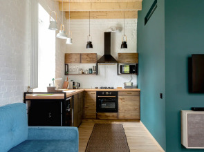 Апартаменты Tverloft у Волги с прозрачной спальней