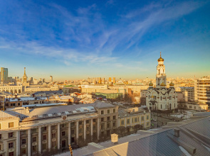 Апартаменты Rooms-ekb in Radius Central House с видом на город (9 этаж)