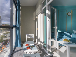 Апартаменты Рыбная Деревня с Прямым Видом на Реку