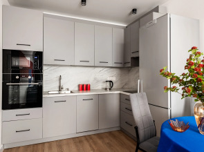 Квартира Гуашь Художника с видом на город