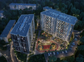 Апартаменты Сокол на верхнем этаже с балконом