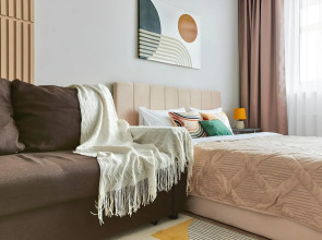 Квартира Уютная двухкомнатная недалеко от Парка Галицкого