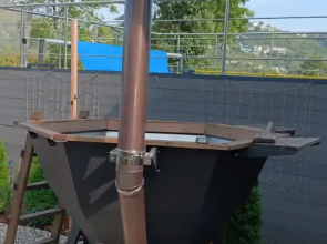 Частный Дом с Бассейном Мансардой и Видом на Горы