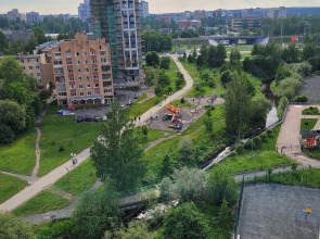 Новая квартира "На высоте" в центре города