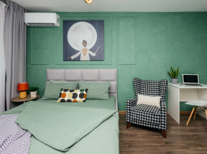 Квартира Стильная 1К Рядом с Зоопарком и Набережной 1-я Подлесная 1