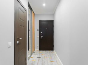 Апартаменты Lalapart Gray stone на 30 этаже небоскреба Савеловский Сити